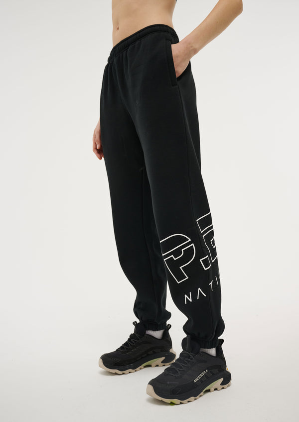p.e nation The original trackpant in black