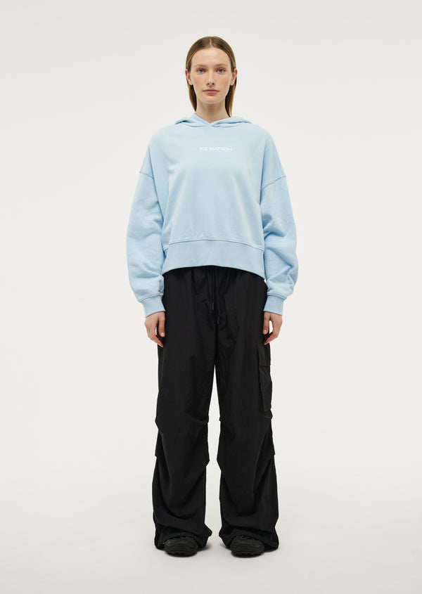 P.e Nation Transition Hoodie In Sky Blue