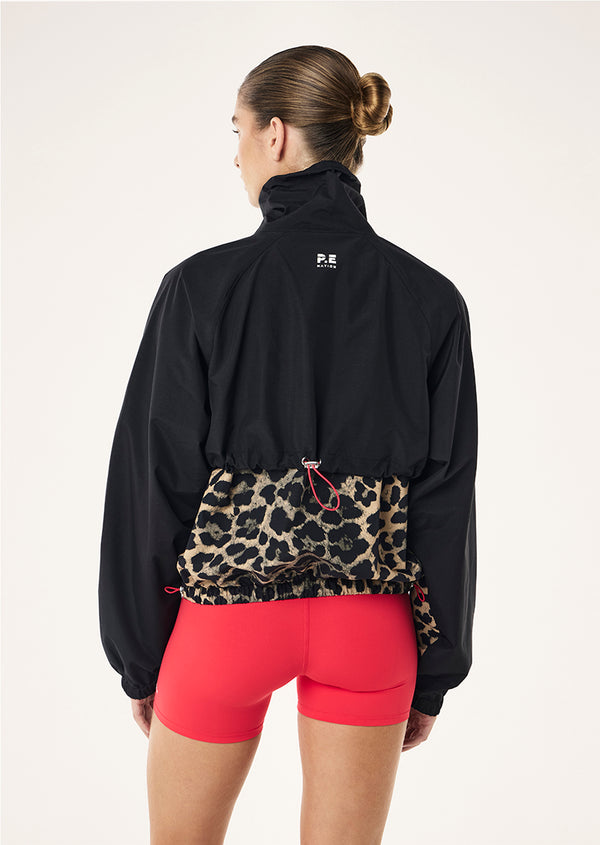 P.e Nation Trek Jacket In Leopard
