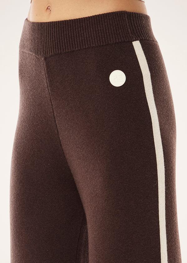 p.e nation Verge knit pant in espresso