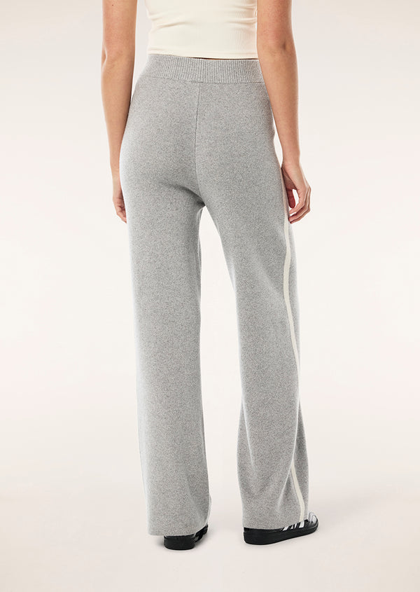 P.e Nation Verge Knit Pant In Grey Marle