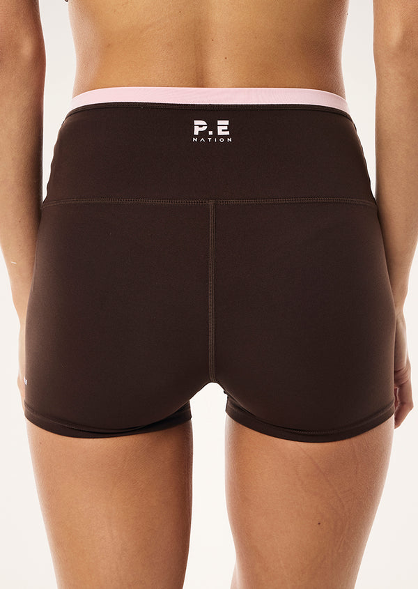 P.e Nation Vita 2.5" Bike Short In Espresso