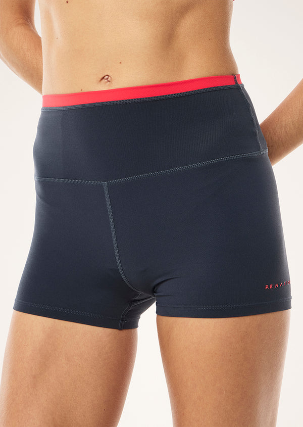 p.e nation Vita 2.5" bike short in marine blue