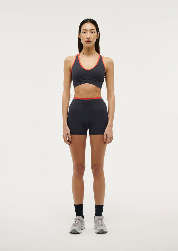 P.e Nation Vita Bra In Marine Blue / Poppy Red