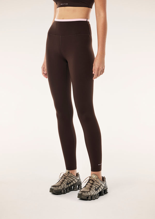 P.e Nation Vita Full Length Legging In Espresso