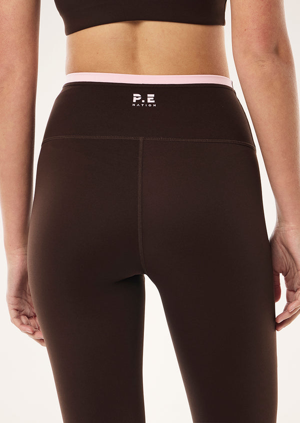 p.e nation Vita full length legging in espresso