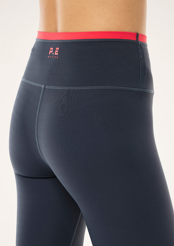 p.e nation Vita full length legging in marine blue