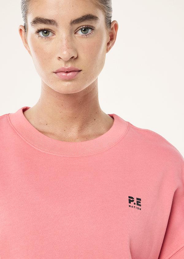 p.e nation Vita sweat in dusty pink