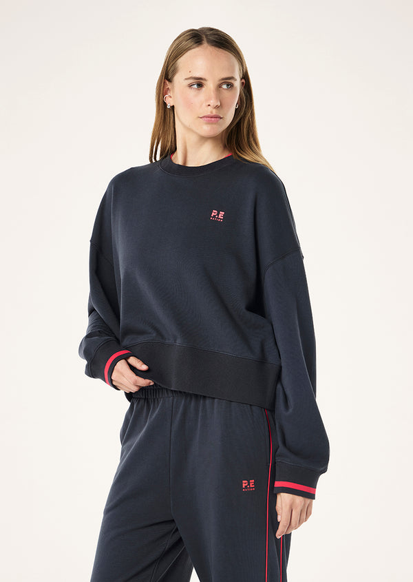 P.e Nation Vita Sweat In Marine Blue