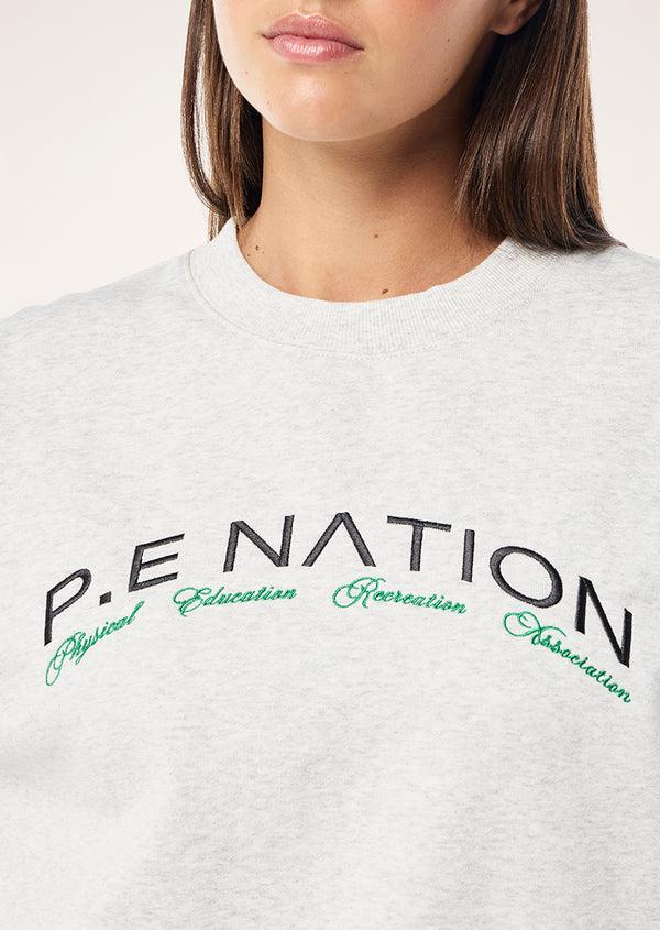 p.e nation Volume sweat in grey marle