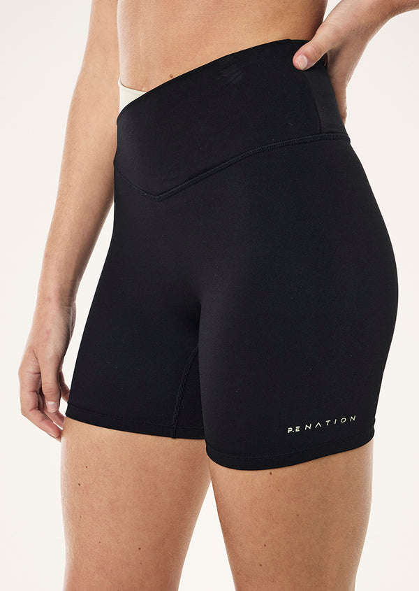 P.e Nation Wander 5" Bike Short In Black