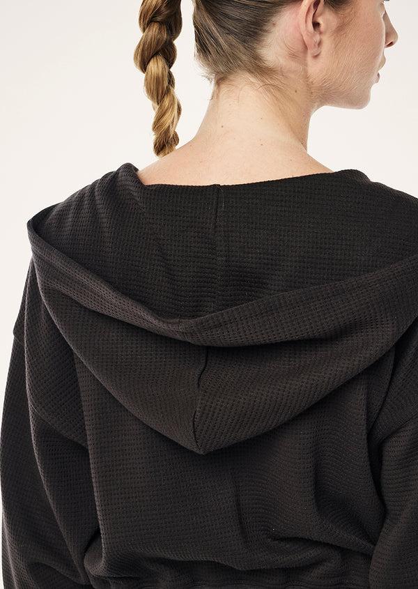 P.e Nation Printemps Waffle Zip Through In Licorice