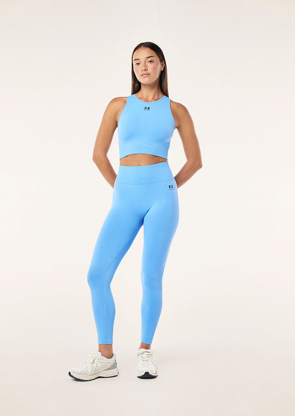 P.e Nation Restore Seamless Tank In Cornflower Blue