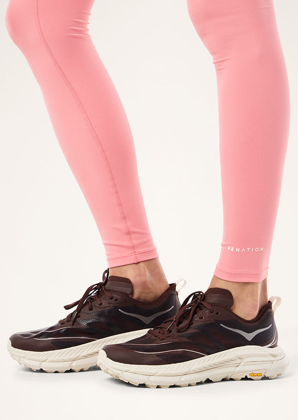 P.e Nation Signature Full Length Legging In Dusty Pink