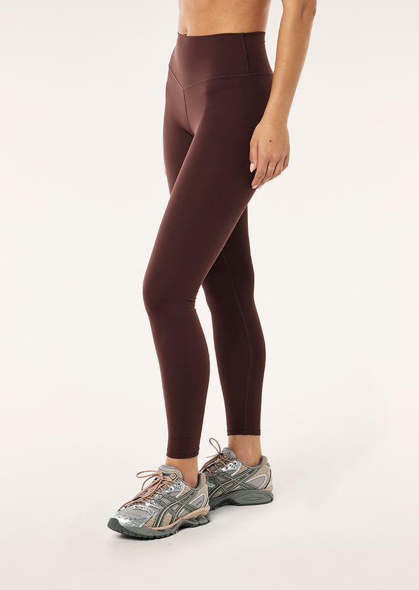 P.e Nation Signature Full Length Legging In Mahogany