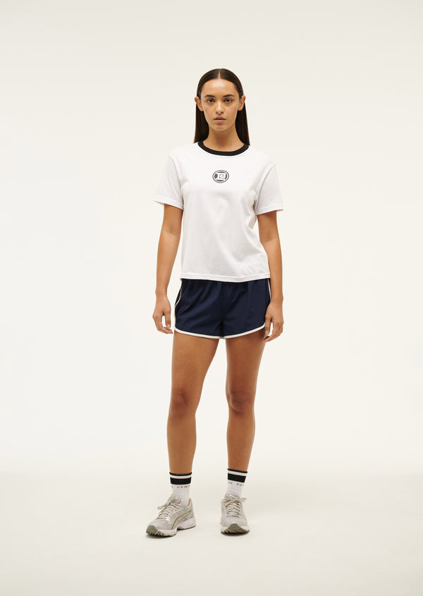 P.e Nation Sportive Short Sleeve Tee In Optic White