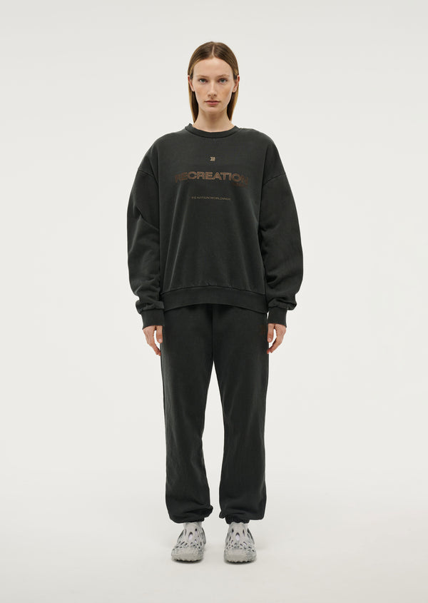 P.e Nation Team Record Trackpant In Washed Marine Blue