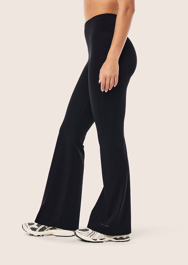 P.e Nation Wander Flare Legging In Black & Dusty Olive