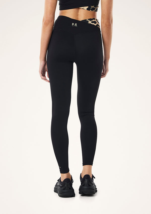 P.e Nation Wander Full Length Legging In Black & Leopard