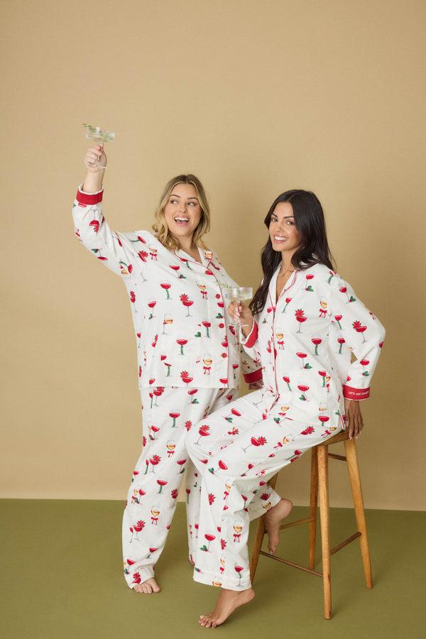 p.j. salvage Let's Get Toasty 3-Piece Print Flannel PJ Set