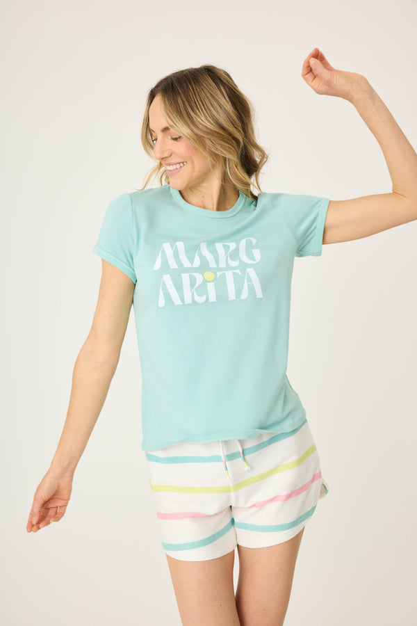 p.j. salvage Limes & Sunshine Graphic "Margarita" T-Shirt