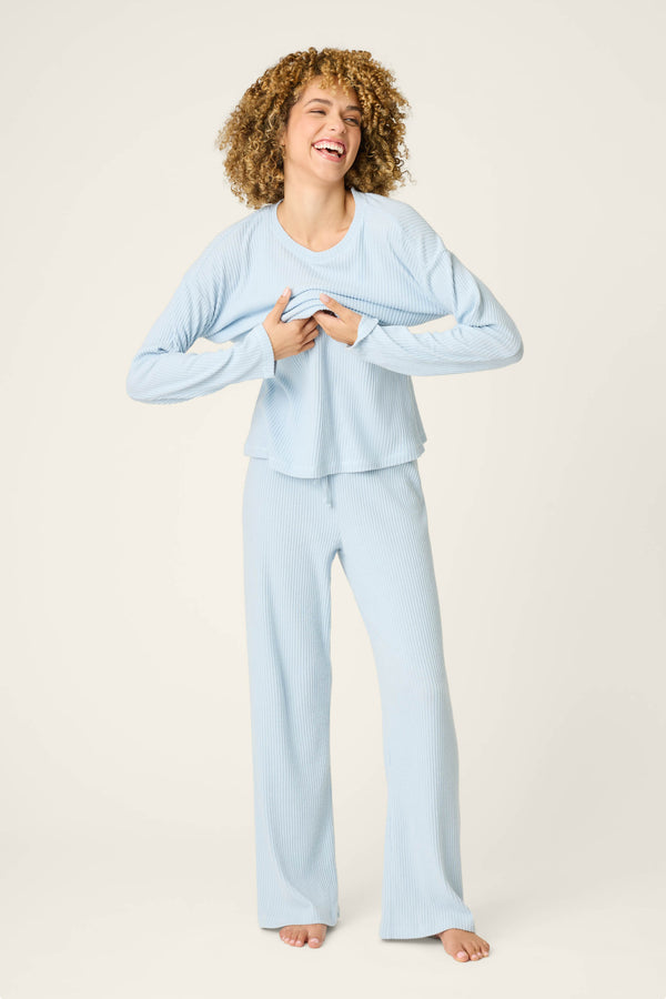 p.j. salvage 3-Piece Luxe Ribbed Celestial PJ Set
