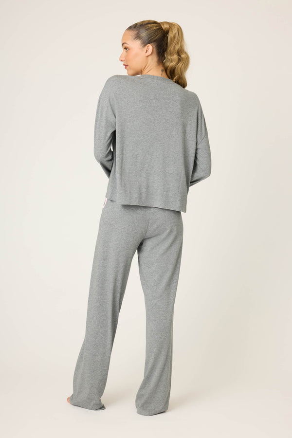 P.j. Salvage All Bow'd Up Long Sleeve Lounge Set
