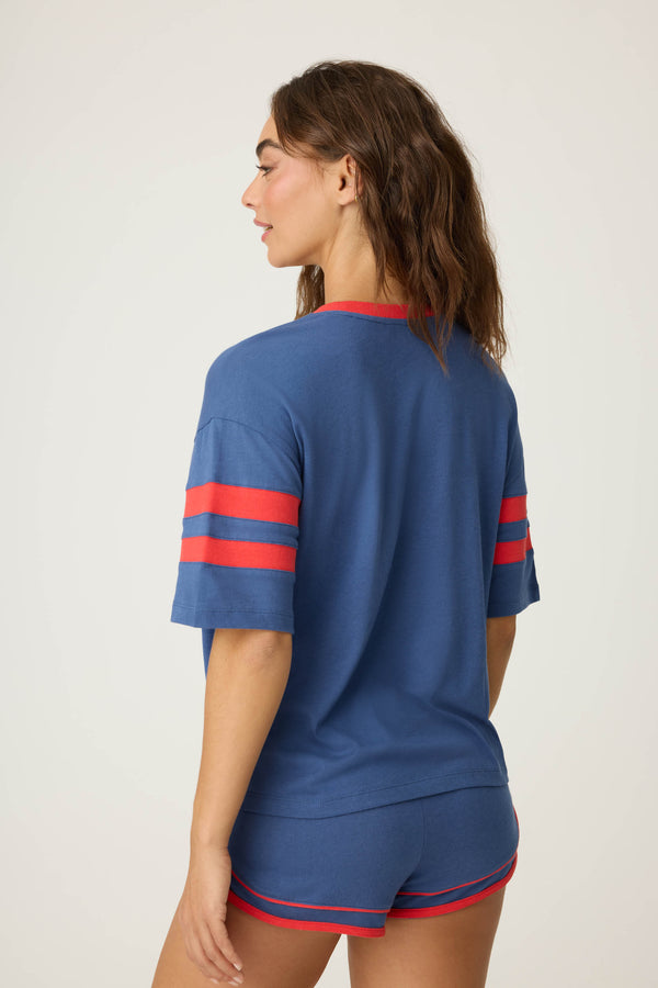 P.j. Salvage American Honey Short Sleeve Top