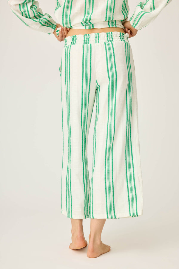P.j. Salvage Beachcomber Wide Leg Cropped Pants