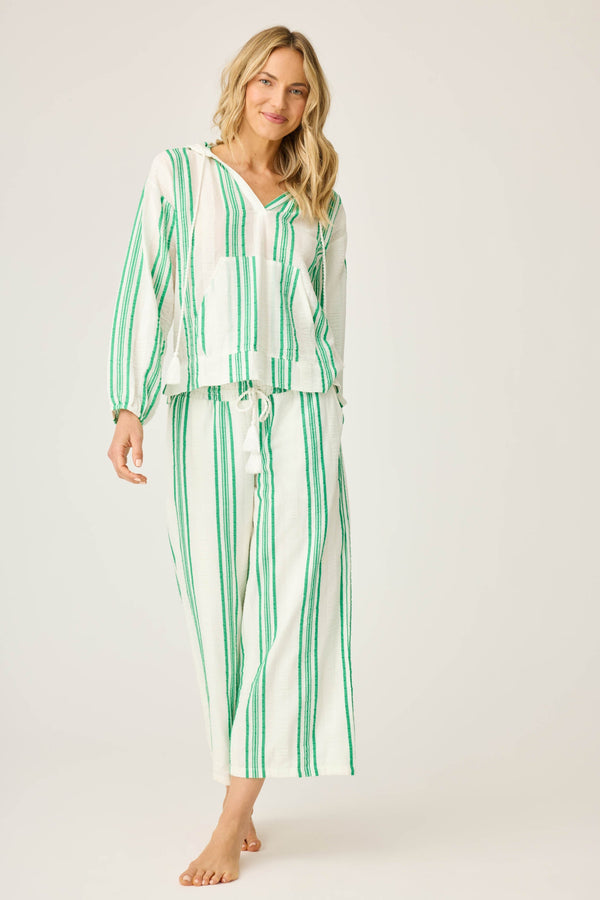 P.j. Salvage Beachcomber Wide Leg Cropped Pants