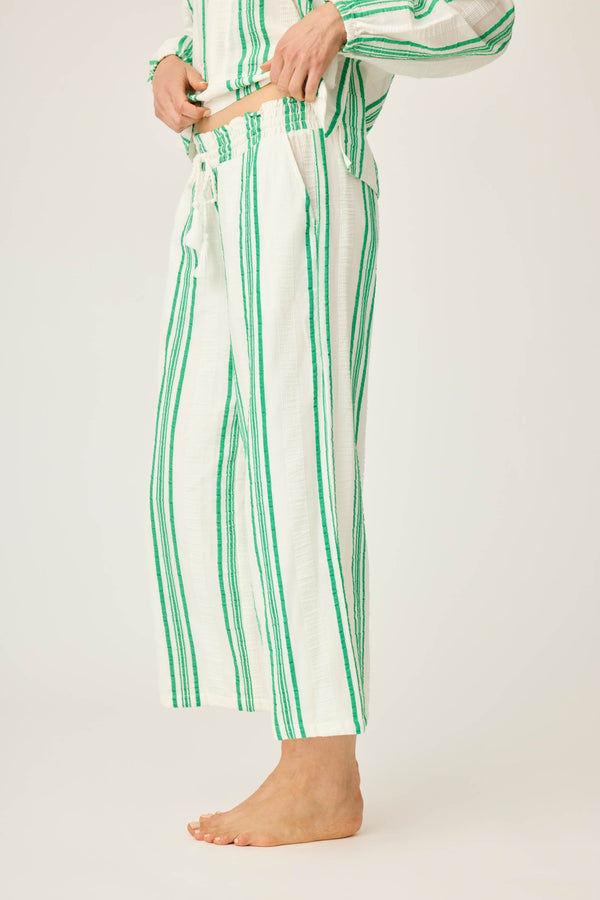 P.j. Salvage Beachcomber Wide Leg Cropped Pants