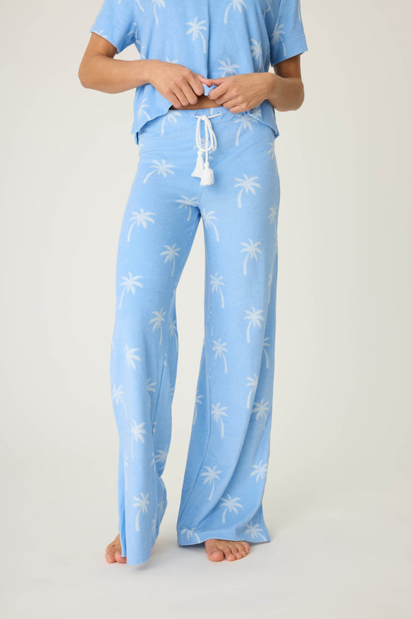 p.j. salvage Cabana Paradise Palm Print Pants