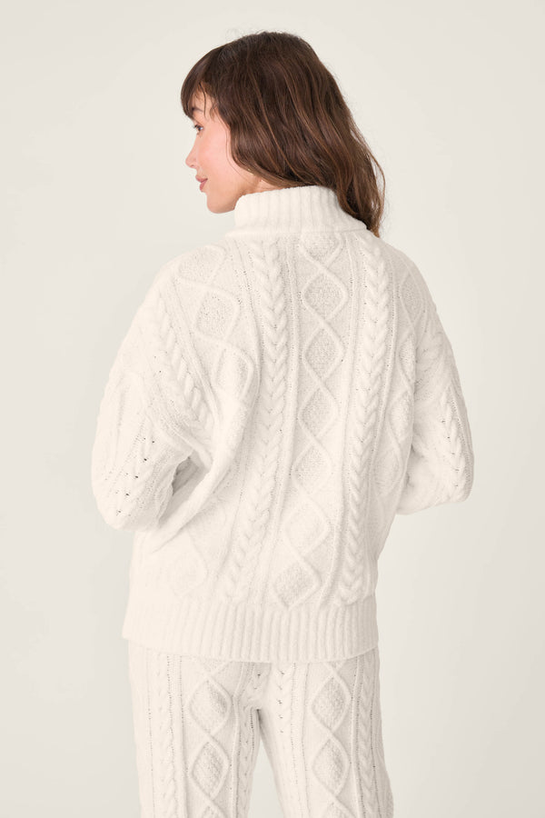 P.j. Salvage Chenille Cable Crew Lounge Set