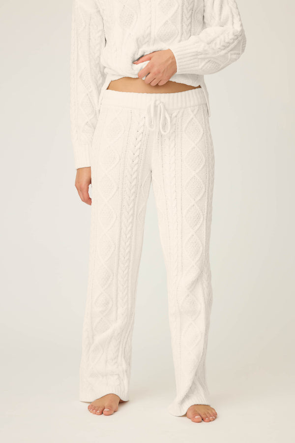 P.j. Salvage Chenille Cable Crew Lounge Set