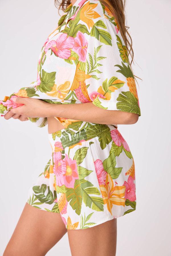 P.j. Salvage Copacabana Floral Shorts