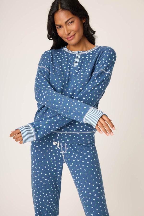 P.j. Salvage Cozy Life Ditsy Floral PJ Set