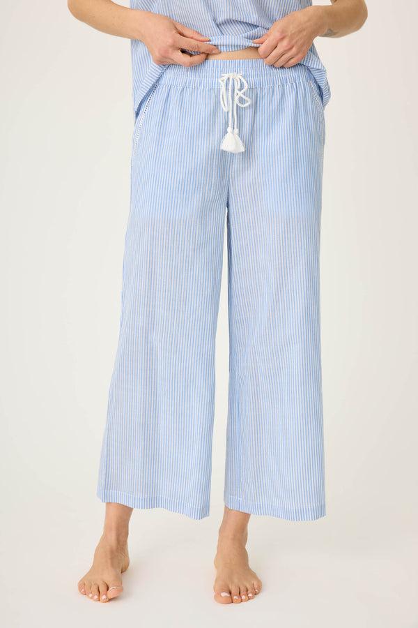 p.j. salvage Dainty Daisy Open Leg Crop Pants