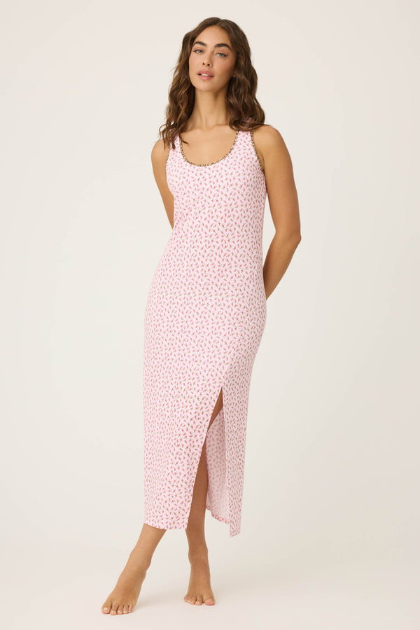 P.j. Salvage Ditsy Floral Print Midi Dress