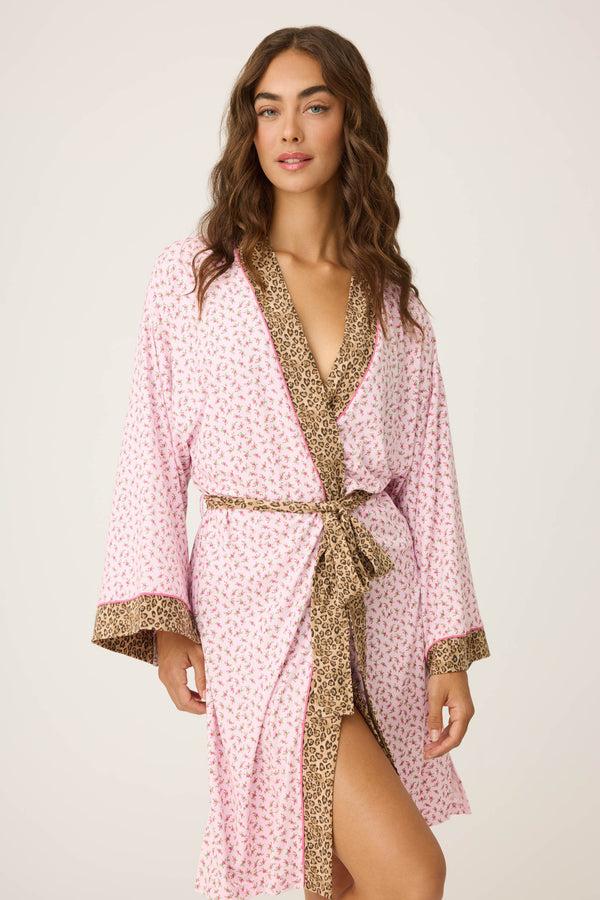 P.j. Salvage Ditsy Floral Print Robe