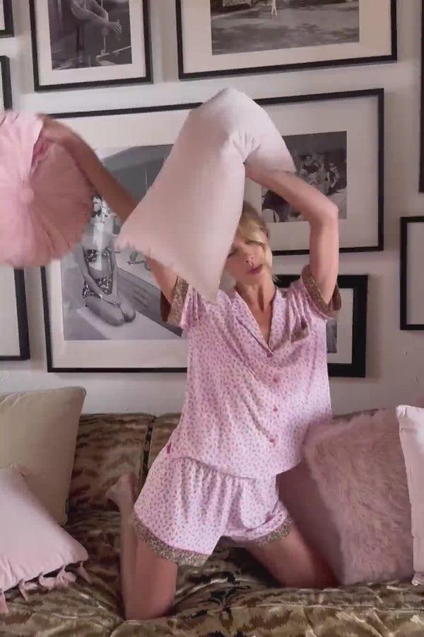 P.j. Salvage Ditsy Floral Print Shorts Set