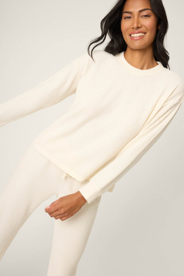 P.j. Salvage Fireside Sparkle Natural PJ Set