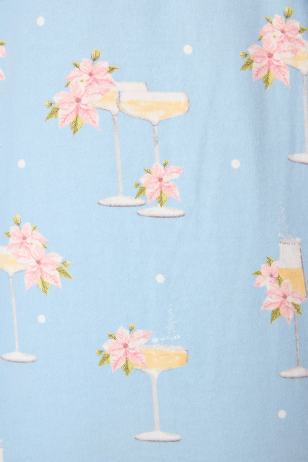 P.j. Salvage Fizz The Season 3-Piece Flannel PJ Set