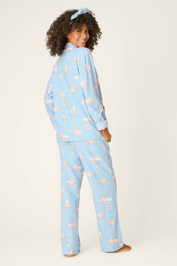 P.j. Salvage Fizz The Season 3-Piece Flannel PJ Set