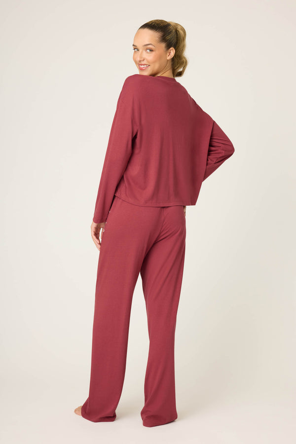 P.j. Salvage Fizz The Season Long Sleeve Lounge Set