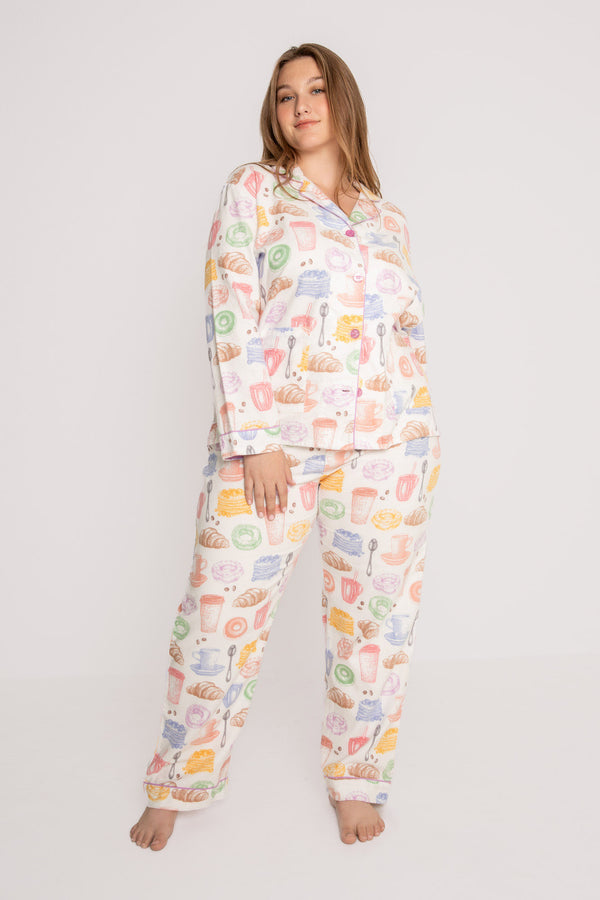 p.j. salvage Flannel PJ Set