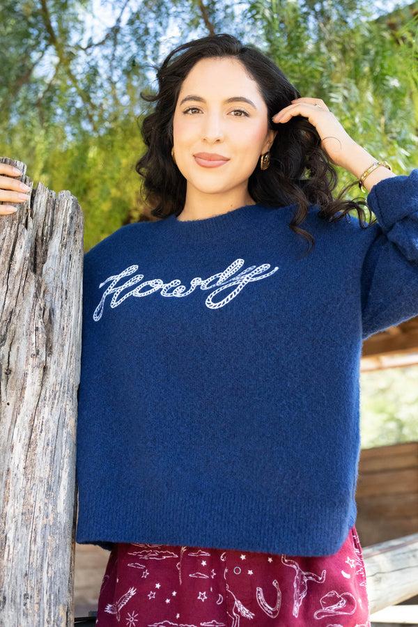 P.j. Salvage Howdy Snuggle Sweater