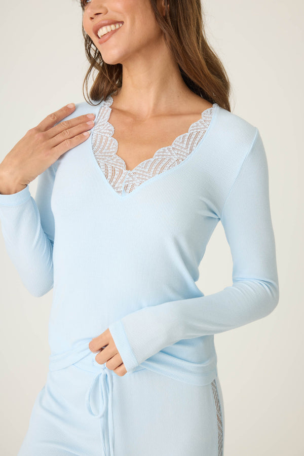 P.j. Salvage Lacey Basics PJ Set