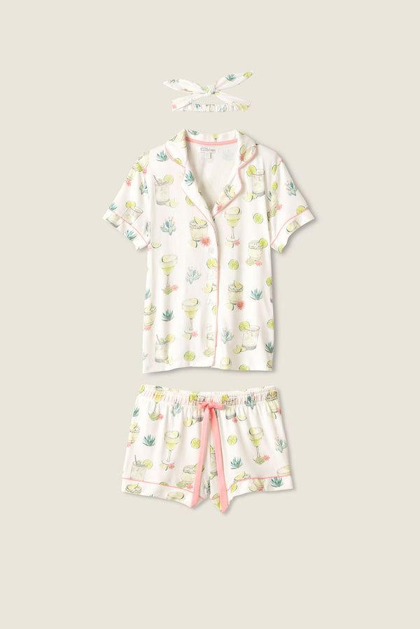 P.j. Salvage Limes & Sunshine 3-Piece PJ Set