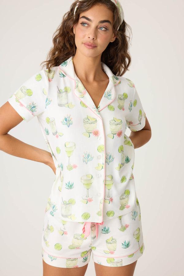 P.j. Salvage Limes & Sunshine 3-Piece PJ Set