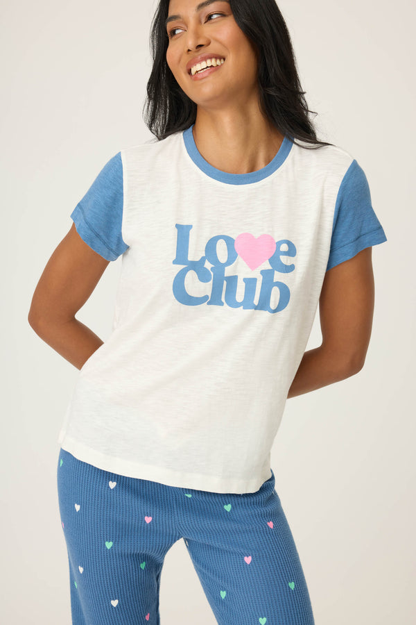 p.j. salvage Love Club Graphic Short Sleeve T-Shirt